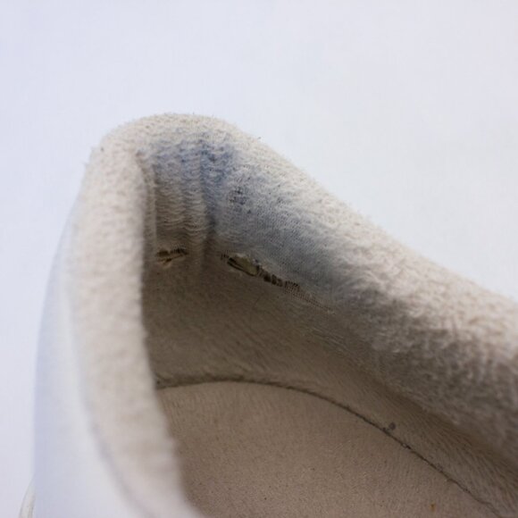 650$ BALENCIAGA - Match Tennis Distressed Leather Sneakers - Men - White Size 10 - Picture 16 of 16